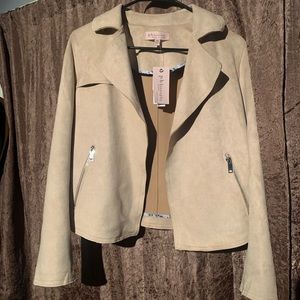 Light Tan Suede Jacket